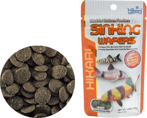 HIKARI Sinking Wafers 25g - Tonący pokarm dla kirysów, sumów i innych ryb dennych