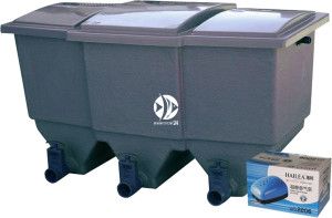 Happet BIOklar Move 60 - Filtr przelewowy + Napowietrzacz do oczka wodnego do 60000L