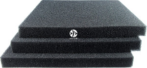 AQUAWILD Bio-Sponge M - 30PPI 50x50x5cm - Średnia gąbka filtracyjna o o perfekcyjnej przepuszczalnej strukturze.
