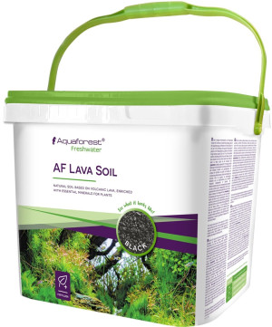 AQUAFOREST AF Lava Soil Black 5L - Naturalne podłoże wulkaniczne