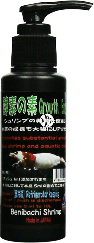 BENIBACHI Growth Enzyme 100ml - Stymuluje wzrost krewetek i roślin wodnych.