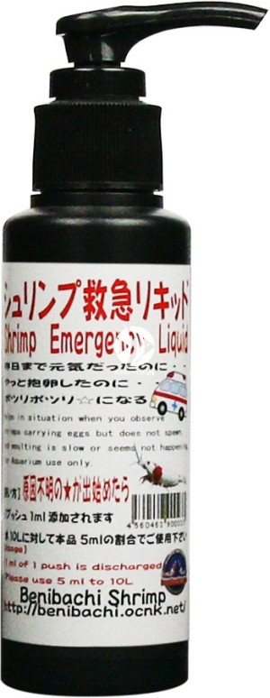 BENIBACHI Shrimp Emergency Liquid 100ml - Preparat szybkiego reagowania w trudnych sytuacjach dla krewetek