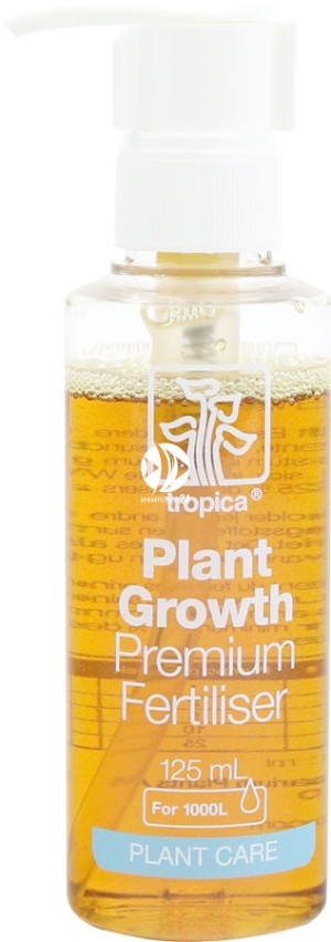 TROPICA Plant Growth Premium Fertiliser 125ml - Kompletny nawóz mikroelementowy bez azotu i fosforu
