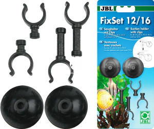 JBL FixSet 12/16mm - Komplet 2 przyssawek i 4 uchwytów do filtrów Cristal Profi e402/e401/e400/e702/e701/e700/e902/e901,e900 i e1502/e1501/e1500