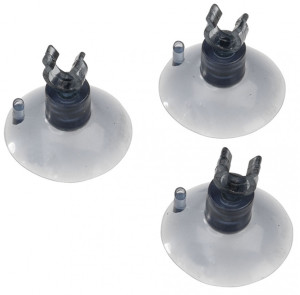 AQUA DELLA Przyssawka na wąż 6/4mm (3 sztuki) - Komplet 3 uniwersalnych przyssawek do mocowania węży