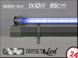 CEAB Dryset&Led 15000K+Blue 1x10W 65cm - Zestaw oświetleniowy LED do obudowy/zabudowy