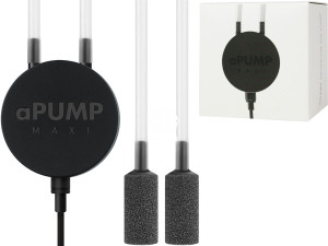 AQUALIGHTER aPUMP Maxi - Bardzo cicha dwu wyjściowa pompka do akwarium do 200L