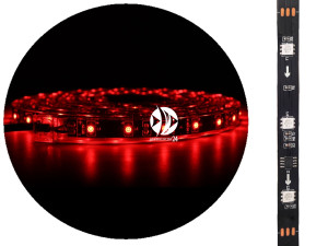 AQUAWILD Moon-Led Czerwony 2m - Oświetlenie nocne do akwarium + zasilacz