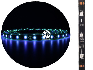 AQUAWILD Moon-Led Fioletowy 1m - Oświetlenie nocne do akwarium + zasilacz