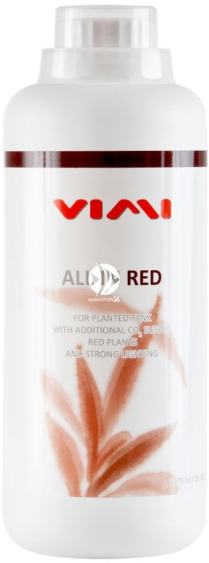VIMI All In Red 1175ml - Nawóz do akwarium z czerwonymi roślinami, intensywnym oświetleniem i dozowaniem CO2