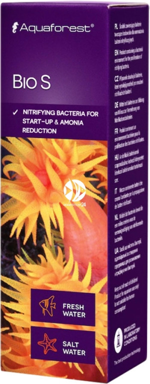 AQUAFOREST Bio S 10ml - Bakterie tworzące środowisko dla namnażania bakterii z rodziny Nitrospirae oraz Nitrobacter.