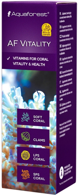 AQUAFOREST AF Vitality 10ml - Suplement zawierający skoncentrowane witaminy dla koralowców