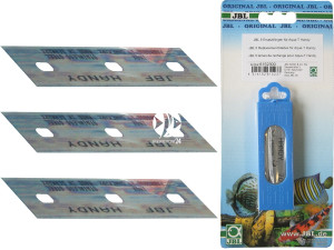 JBL Ostrza Zapasowe Handy - Komplet 5 sztuk ostrzy wymiennych ze stali szlachetnej do skrobaczki Aqua-T Handy.