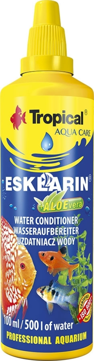 TROPICAL Esklarin + Aloes 100ml - Preparat do uzdatniania wody wodociągowej