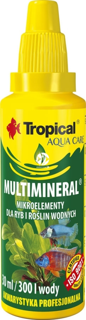 TROPICAL Multimineral 30ml - Preparat z mikroelementami do akwariów słodkowodnych