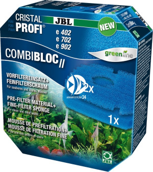 JBL CombiBloc II [e402/e702/e902] - Wkład gąbkowy do górnego kosza filtrów akwariowych JBL CristalProfi e402/e702/e902.