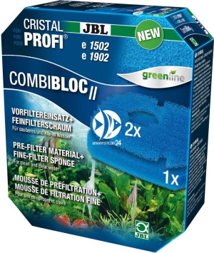 JBL CombiBloc II [e1502/e1902] - Wkład gąbkowy do górnego kosza filtrów akwariowych JBL e1502, e1902.
