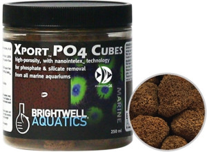BRIGHTWELL AQUATICS Xport PO4 Cubes 250ml - Ultraaktywne, wysokowydajne medium o zdolności adsorpcji fosforanów (PO4)