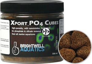BRIGHTWELL AQUATICS Xport PO4 Cubes 500ml - Ultraaktywne, wysokowydajne medium o zdolności adsorpcji fosforanów (PO4)