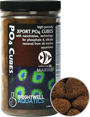 BRIGHTWELL AQUATICS Xport PO4 Cubes 1l - Ultraaktywne, wysokowydajne medium o zdolności adsorpcji fosforanów (PO4)
