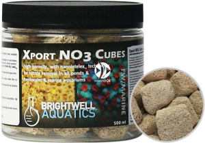 BRIGHTWELL AQUATICS Xport NO3 Cubes 500ml - Ultraporowate, biologiczne medium filtracyjne w kształcie kostek wzbogacone o siarkę elementarną.