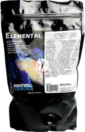 BRIGHTWELL AQUATICS Elemental 800g - Skoncentrowany suplement minerałów i pierwiastków rafotwórczych dla alg koralowych, korali, małży itp