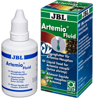 JBL Artemio Fluid 50ml - Pokarm do karmienia artemii i żywego pokarmu dla ryb akwariowych.