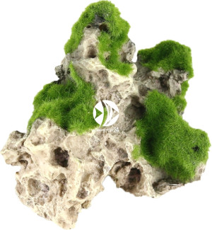 AQUA DELLA Moss Rock 2 - Sztuczna skała z mchem, stojąca do akwarium