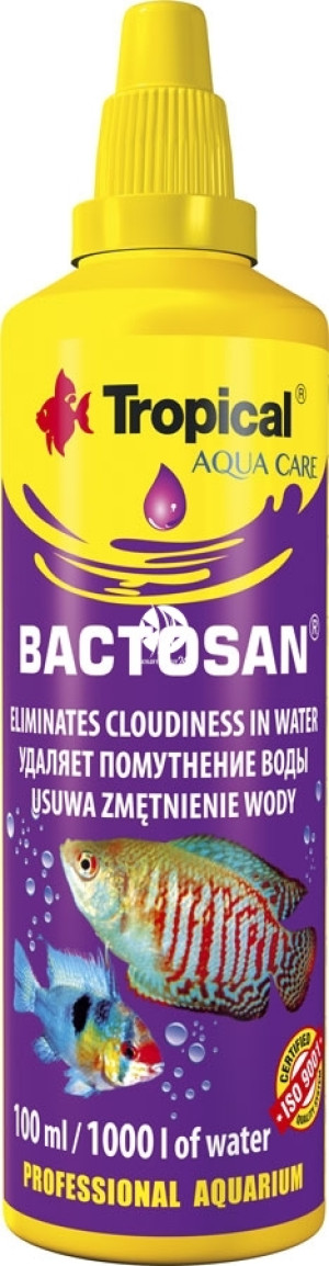 TROPICAL Bactosan 100ml - Usuwa zmetnienie wody