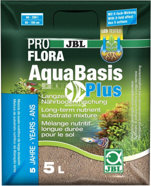 JBL ProFlora AquaBasis Plus 5L - Substrat pod żwir dla roślin akwariowych.