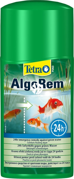 TETRA Pond AlgoRem 500ml - Środek błyskawicznie usuwający glony zielone i ich zarodniki w oczku wodnym.