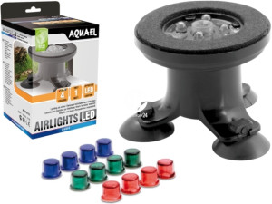 AQUAEL Airlights LED - Końcówka napowietrzająca do akwarium z modułem LED