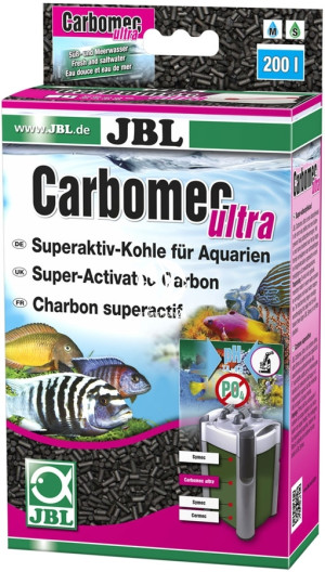 JBL Carbomec Ultra 800ml - Węgiel aktywny w postaci granulek do filtracji wody akwariowej.