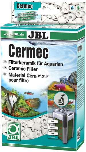 JBL Cermec - Pierścienie ceramiczne - filtracyjne do zastosowania w filtrach akwariowych.