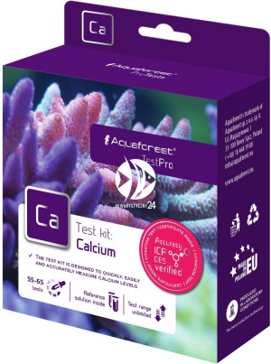 AQUAFOREST TestPro Ca Calcium - Test Calcium przeznaczony do szybkiego pomiaru stężenia wapnia w akwarium morskim.