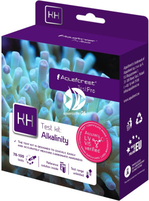 AQUAFOREST TestPro KH Alkalinity - Aquaforest TestPro Alkalinity przeznaczony jest do szybkiego pomiaru twardości węglanowej w akwarium morskim.