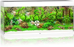 JUWEL Rio 240 LED Biały - Akwarium z pełnym wyposażeniem bez szafki, 5 kolorów do wyboru