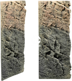 Back To Nature Slim Line Basalt/Gneiss 60C 20x55cm - Płaskie tło modułowe z motywem skalnym do akwarium i terrarium