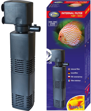 AQUA NOVA Internal Filter NBF-1800 - Wydajny filtr wewnętrzny do akwarium do 250l o mocy 30W