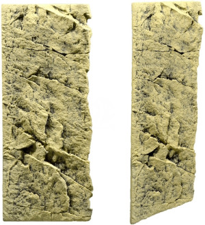 Back To Nature Slim Line Sand 60C 20x55cm - Płaskie tło modułowe z motywem skalnym do akwarium i terrarium