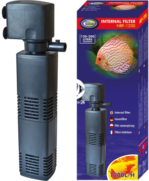 AQUA NOVA Internal Filter NBF-1200 - Wydajny filtr wewnętrzny do akwarium do 200l o mocy 25W