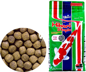 HIKARI Staple Large 2kg - Pływający pokarm dla wszystkich ryb stawowych