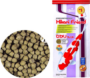 HIKARI Friend Medium 4kg - Pływający pokarm dla ryb stawowych