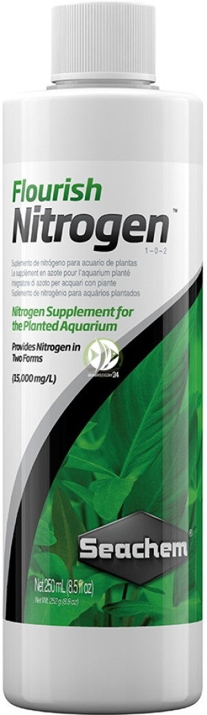 SEACHEM Flourish Nitrogen 250ml - Nawóz azotowy, azot dla roślin akwariowych