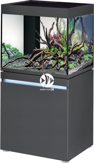 EHEIM Incpiria 230 Graphit - Zestaw akwariowy z szafką i oświetleniem LED.