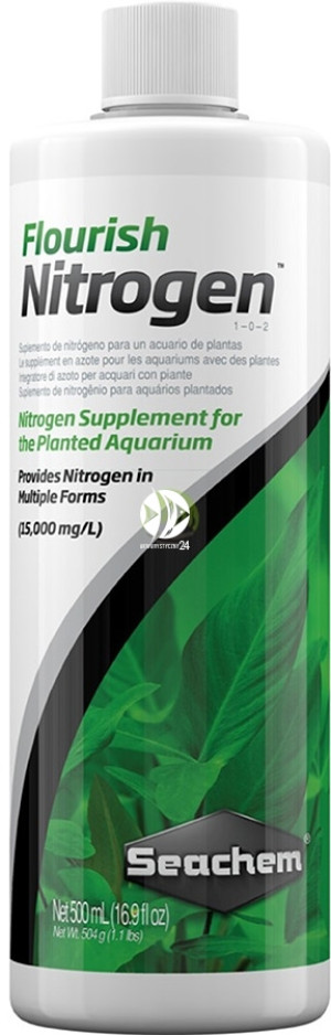 SEACHEM Flourish Nitrogen 500ml - Nawóz azotowy, azot dla roślin akwariowych