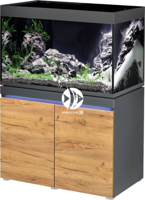EHEIM Incpiria 330 Graphite/Nature - Zestaw akwariowy z szafką i oświetleniem LED.