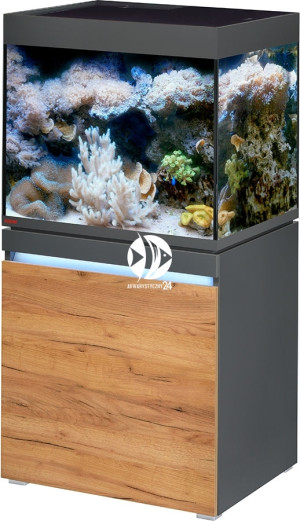 EHEIM Incpiria Marine 230 Graphite/Nature - Zestaw akwariowy z szafką i oświetleniem LED.