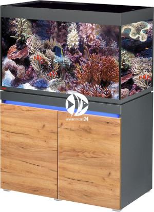 EHEIM Incpiria Marine 330 Graphite/Nature - Zestaw akwariowy z szafką i oświetleniem LED.