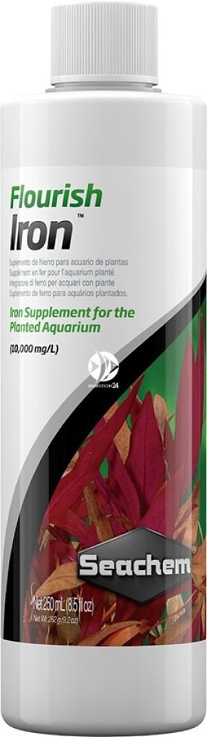 SEACHEM Flourish Iron 250ml - Nawóz żelazowy dla roślin wodnych.